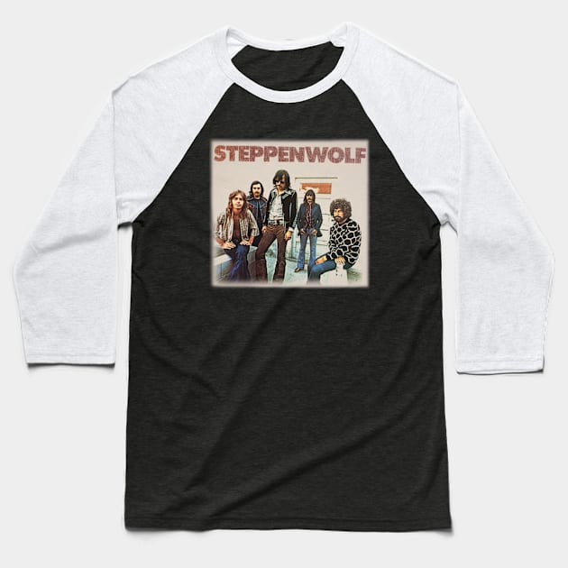 STEPPENWOLF BAND NEW NATURAL COLOUR Baseball T-Shirt by chancgrantc@gmail.com